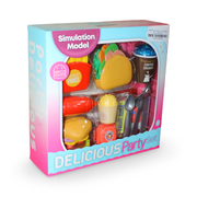 Delicious Party Burger Play Food Set – Mini Size