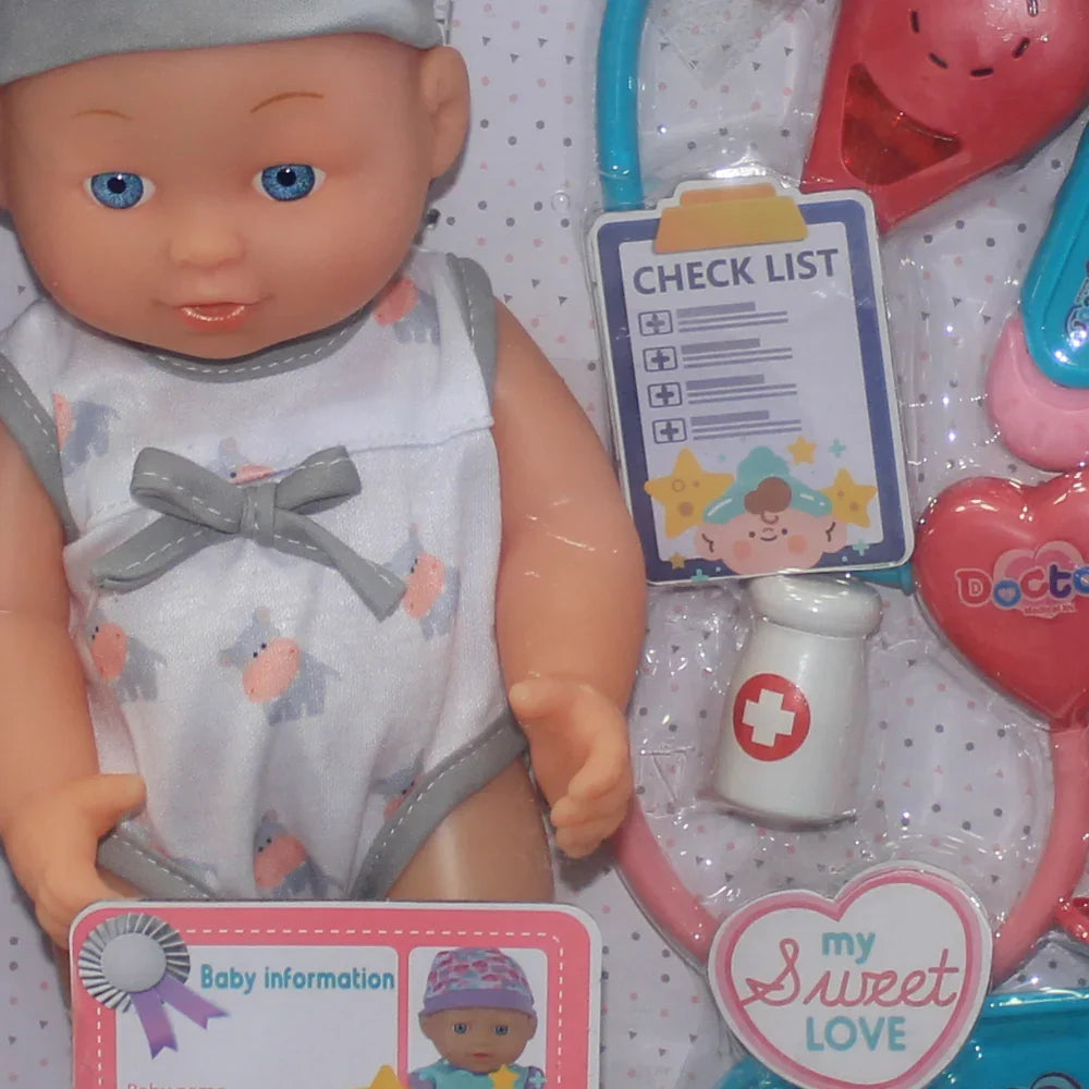 Tutu Baby Doll Deluxe Baby Doctor Set