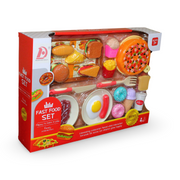 Fast Food Pizza & Donut Play Food Set