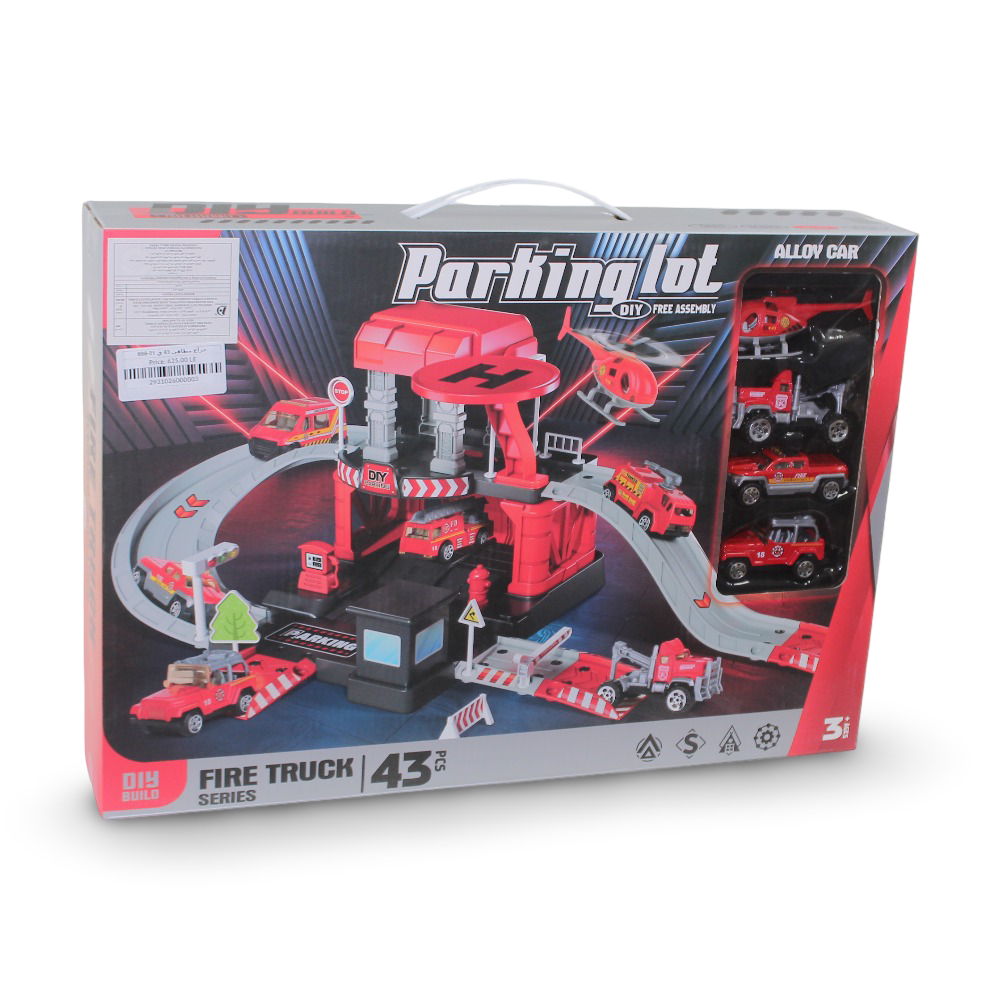 Parking Lot – DIY Fire Truck Series (43 Pcs) - Toys - OKO