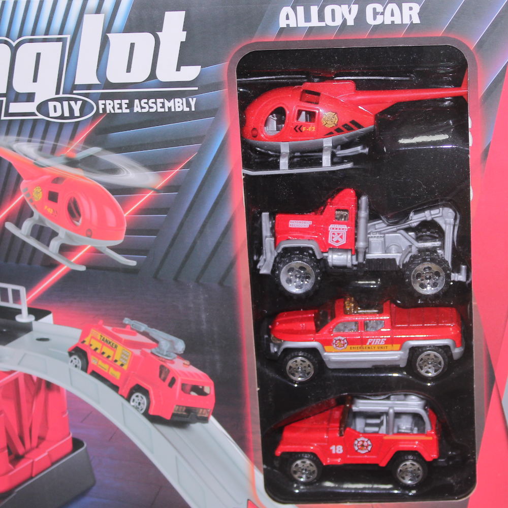 Parking Lot – DIY Fire Truck Series (43 Pcs)