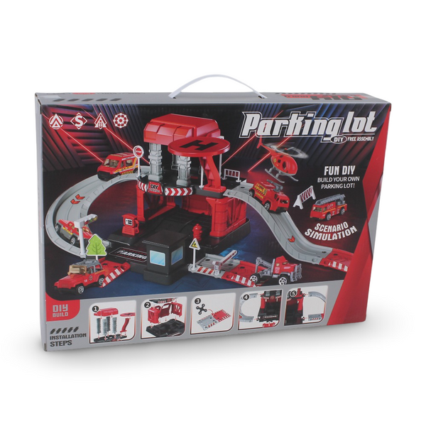 Parking Lot – DIY Fire Truck Series (43 Pcs)