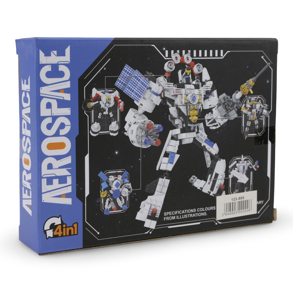2-in-1 Aerospace Transforming Blocks – 161 Pieces - Toys - OKO
