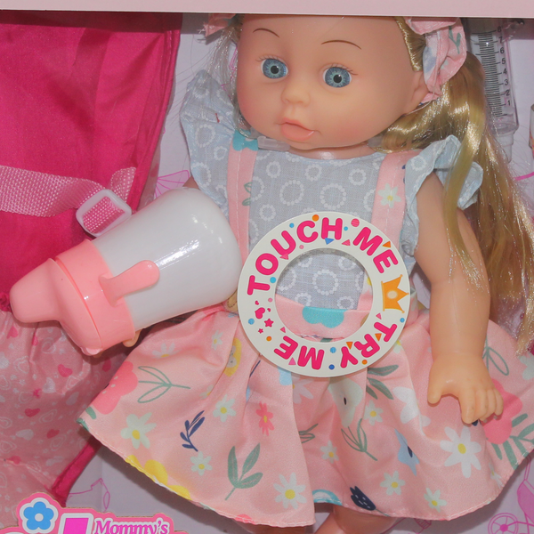 Baby Collection Lovely Deluxe Baby Doll with Accessories Playset 30cm