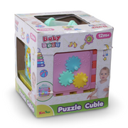 Baby Kids Puzzle Cube – Educational 4-in-1 Toy