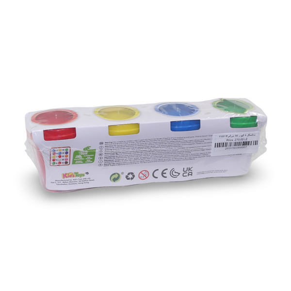 Kid’s Rice Dough – Soft Modeling Dough Set with 4 Cups