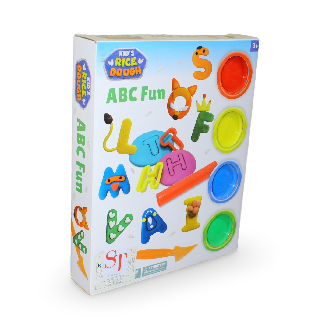 ABC Fun Educational Dough Set with 4 Dough Cups - Toys - OKO