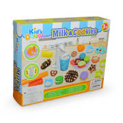 Kids Dough Milk & Cookies Modelling Set with Cookie Molds