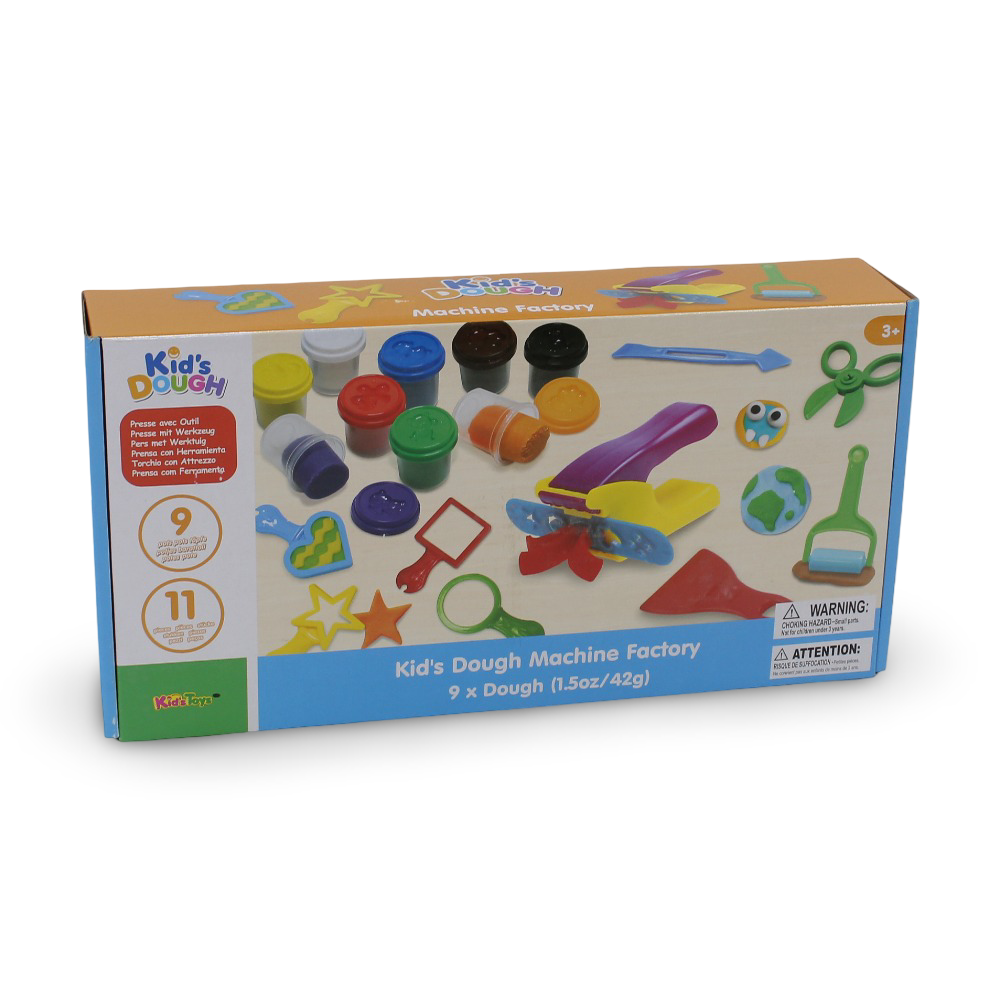 Kids Dough Machine Factory Play Set with Molds and Accessories - Toys - OKO
