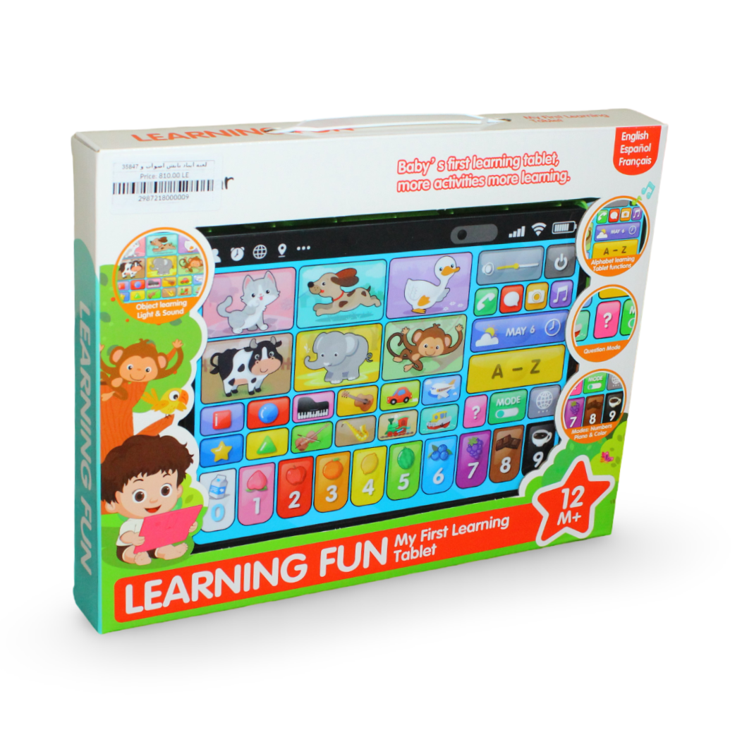 Kids Touch Tablet with Animal Sounds, Light & Music