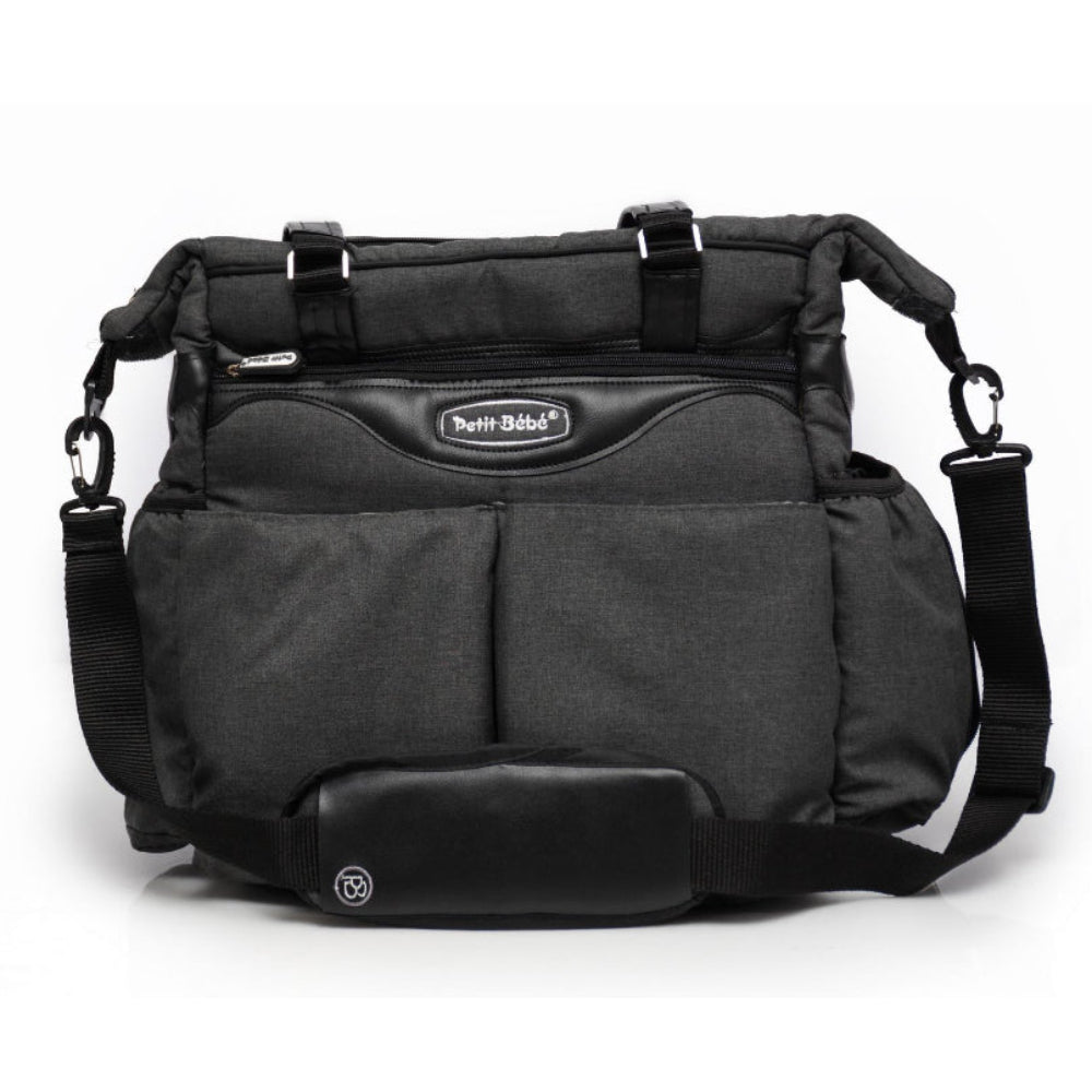 Petit Bebe Baby Diaper Bag Premium – Black