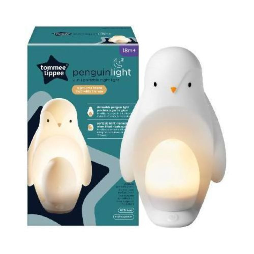 Tommee Tippee Penguin 2-in-1 Portable Night Light - Baby Essentials