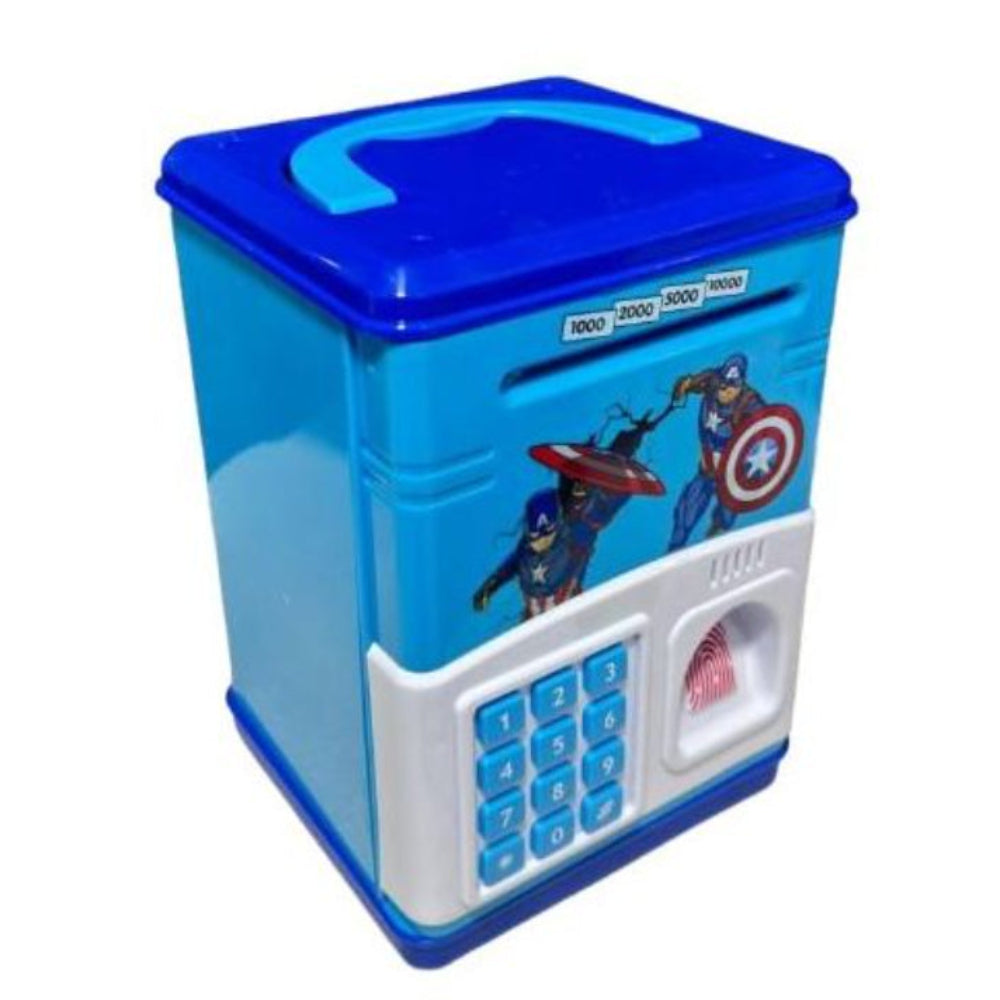 Captain America Electronic Money Bank Safe with Fingerprint - Toys - OKO
