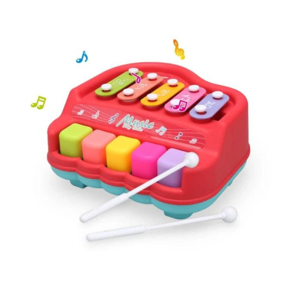 Hand Knock 2-in-1 Piano / Xylophone – 8 Tones - Toys - Bright Future