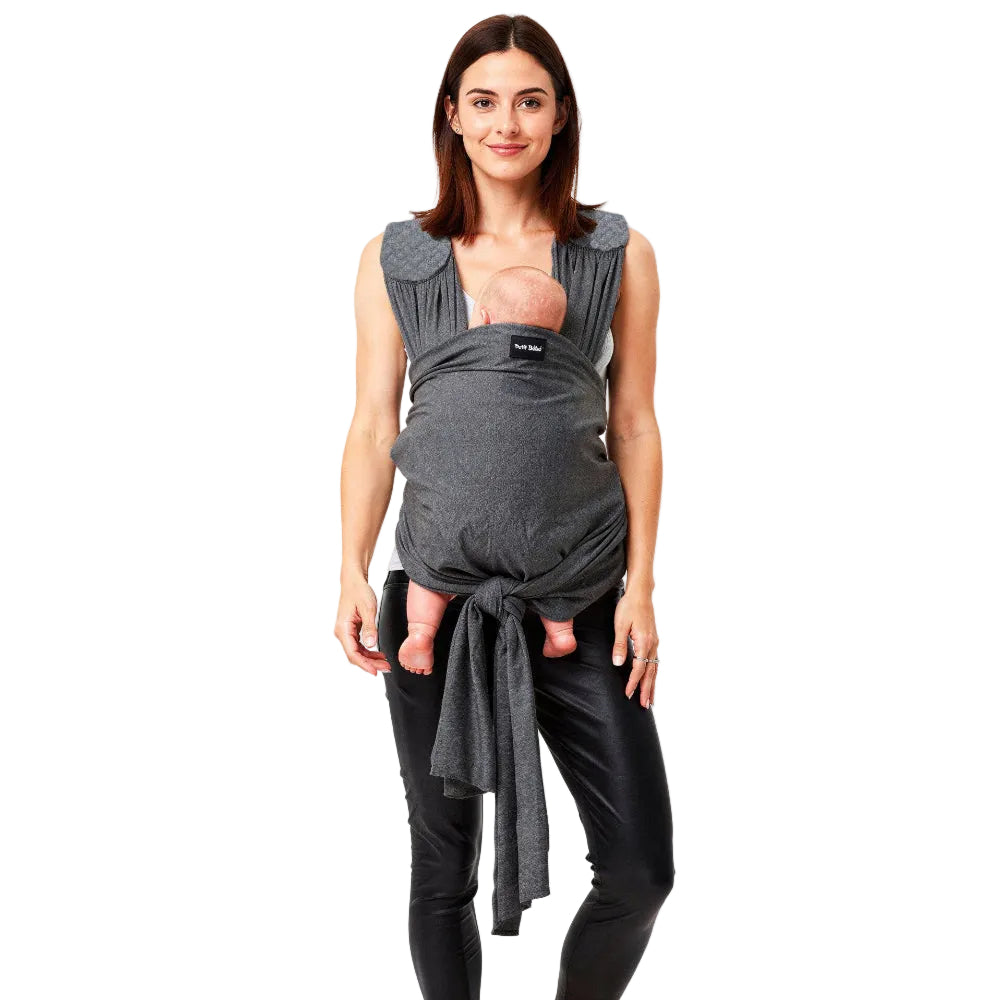 Petit Bebe Baby Carrier Simple Wrap Carrier – Dark Grey