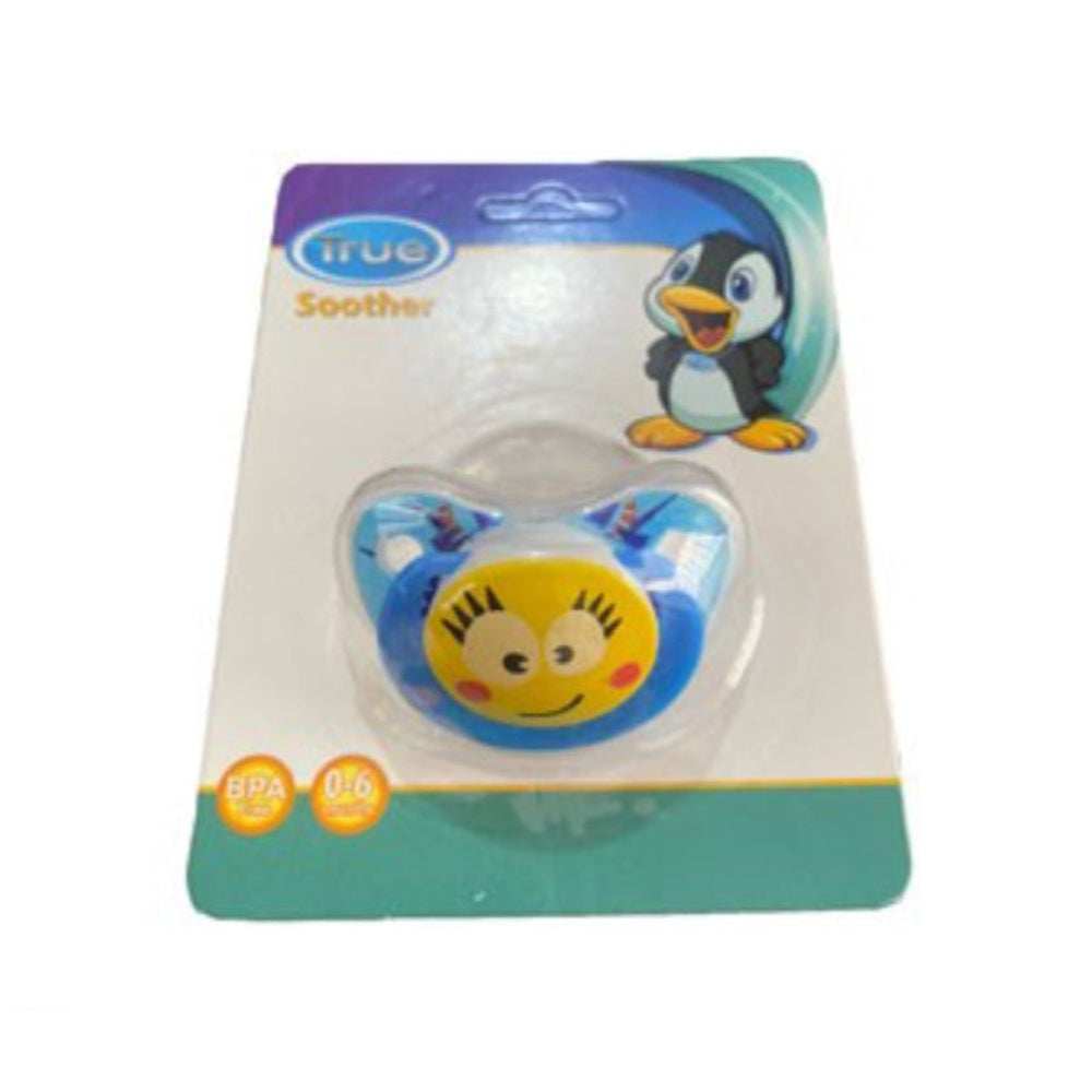True Soother 6-12m – Yellow/Blue