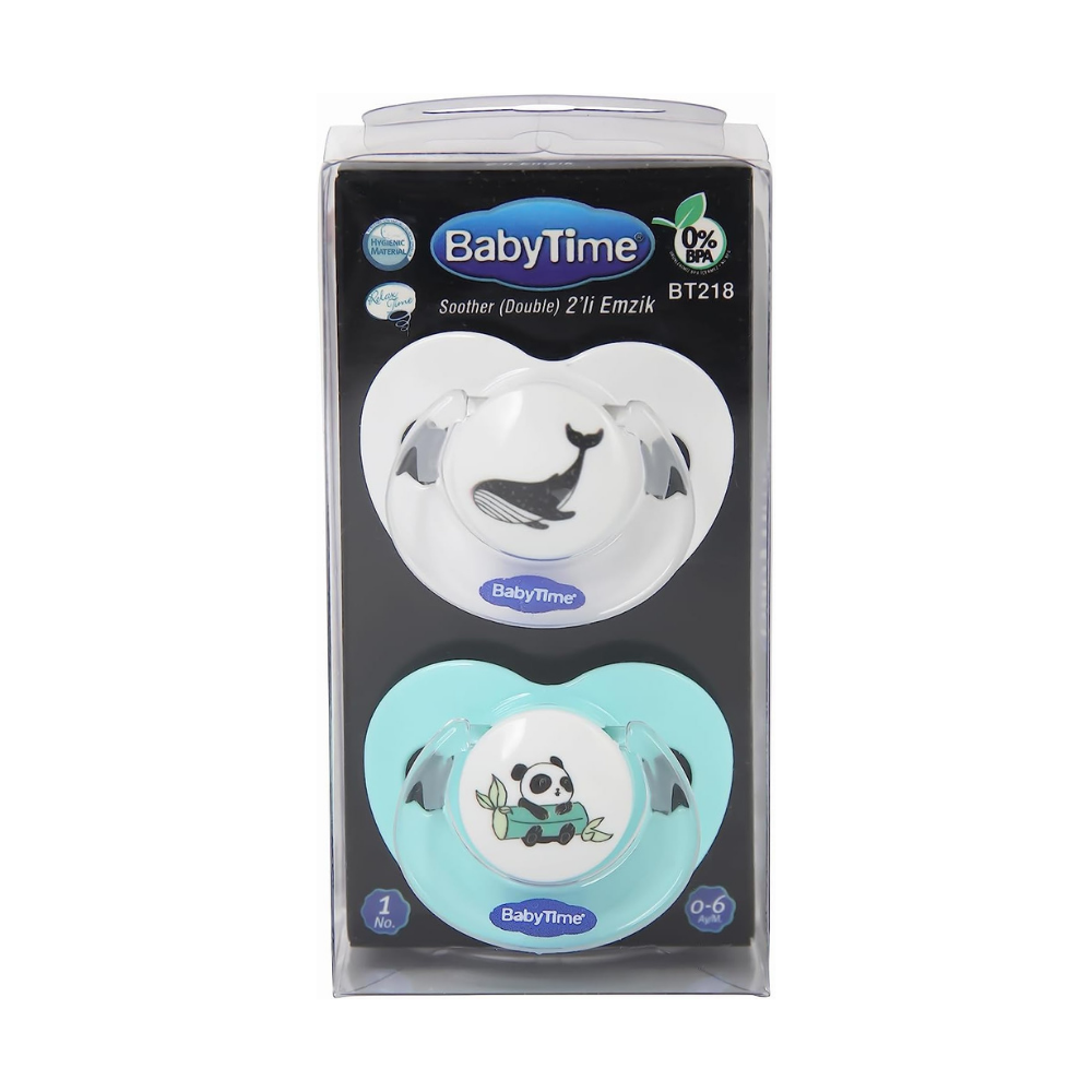 Baby Time Double Soother Set