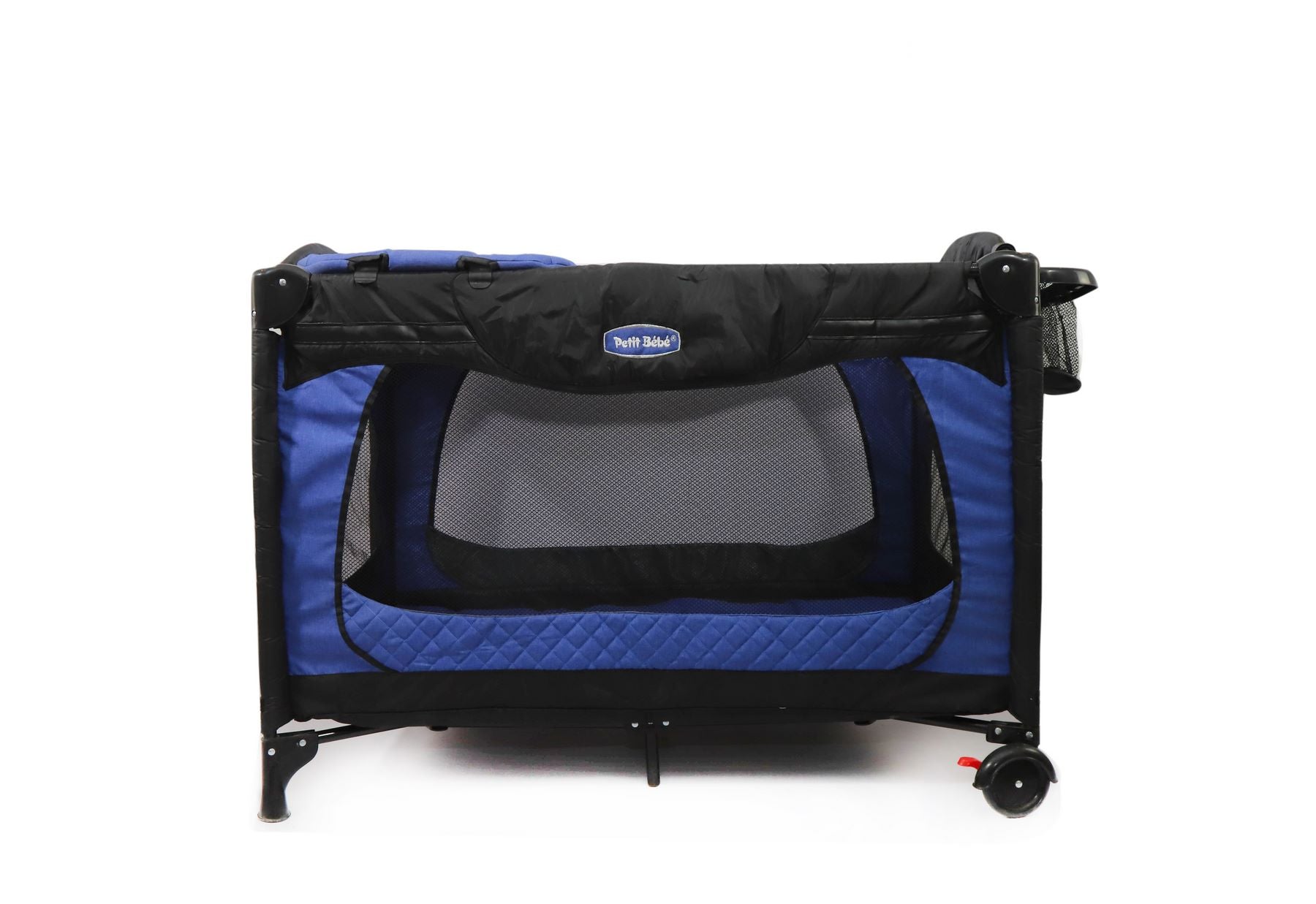 Baby Play Pen  Premium Waterproof Linen – Blue