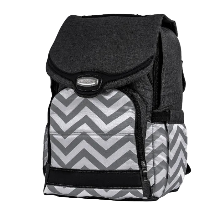 Petit Bebe For me Premium Mommy Bag – Zigzag Print - Baby Essentials