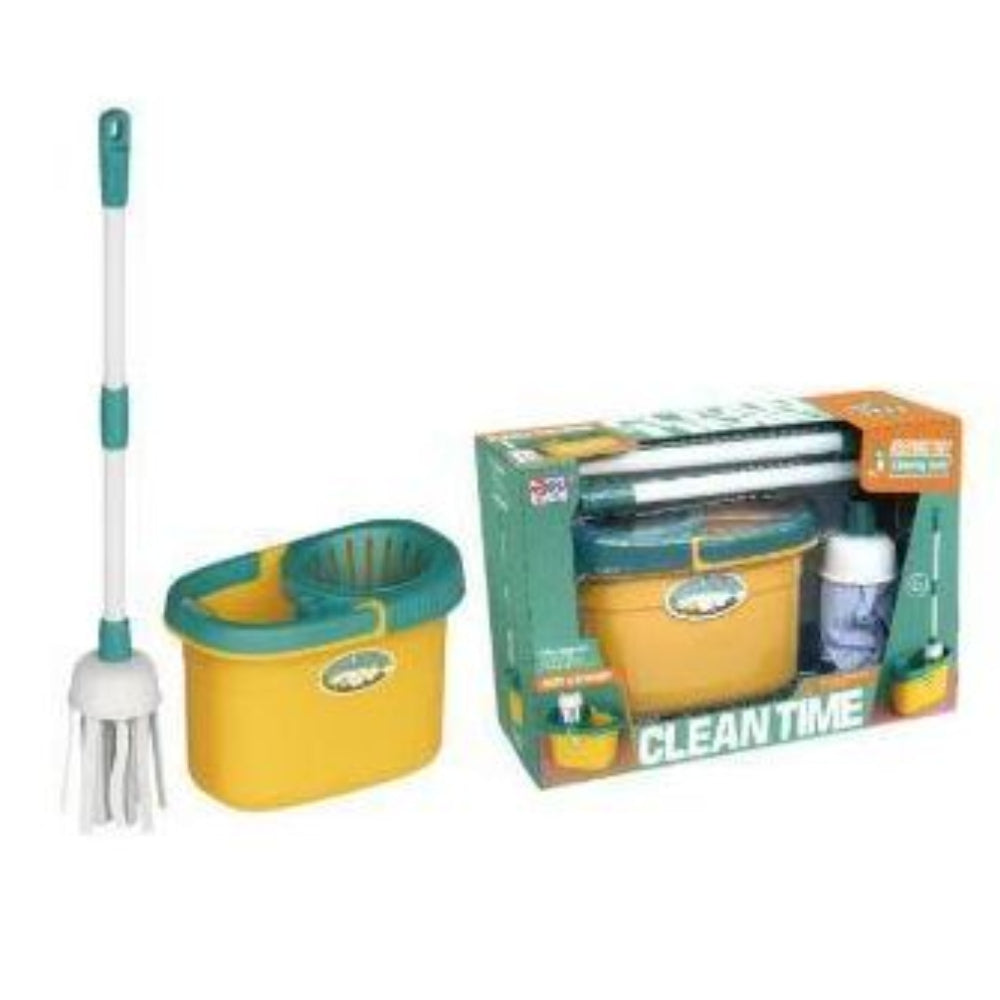 Clean Time Mop & Bucket Toy Set - Toys - OKO