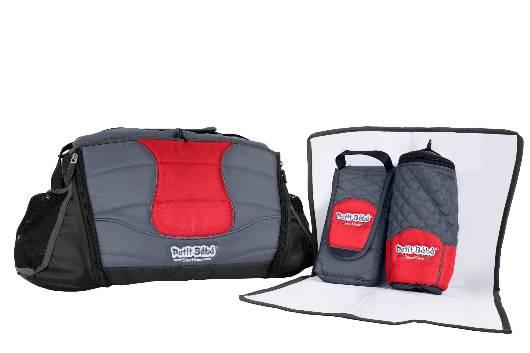 Petit Bebe Smart Gear Diaper Bag – Red