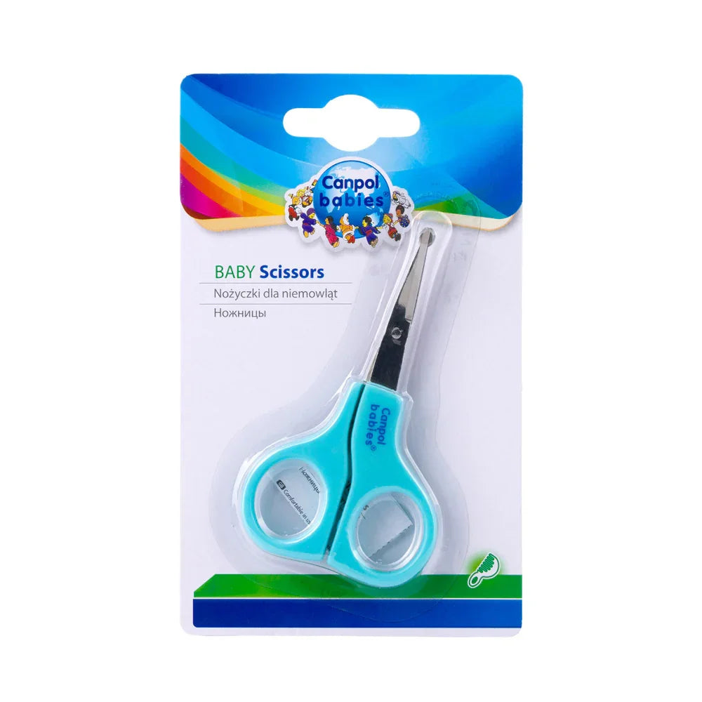 Canpol Babies Round Tip Baby Nail Scissors - Baby Essentials