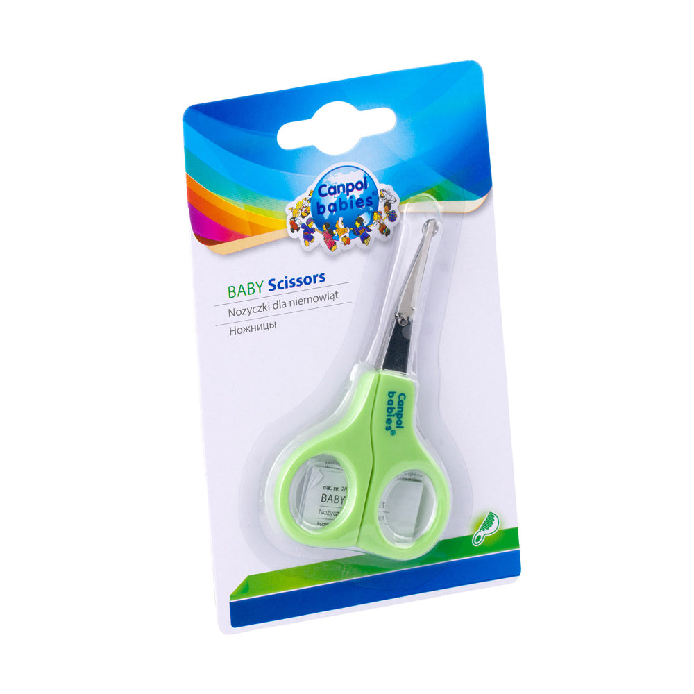 Canpol Babies Round Tip Baby Nail Scissors – Green