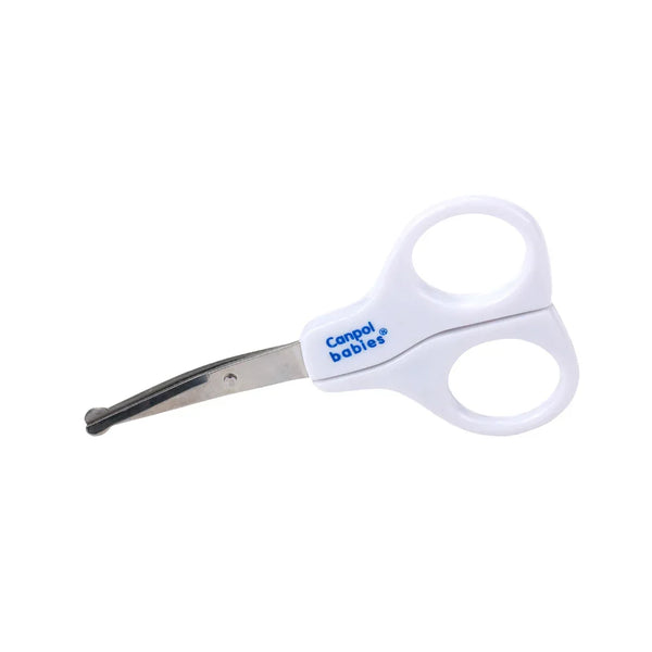 Canpol Babies Round Tip Baby Nail Scissors without Cover – White
