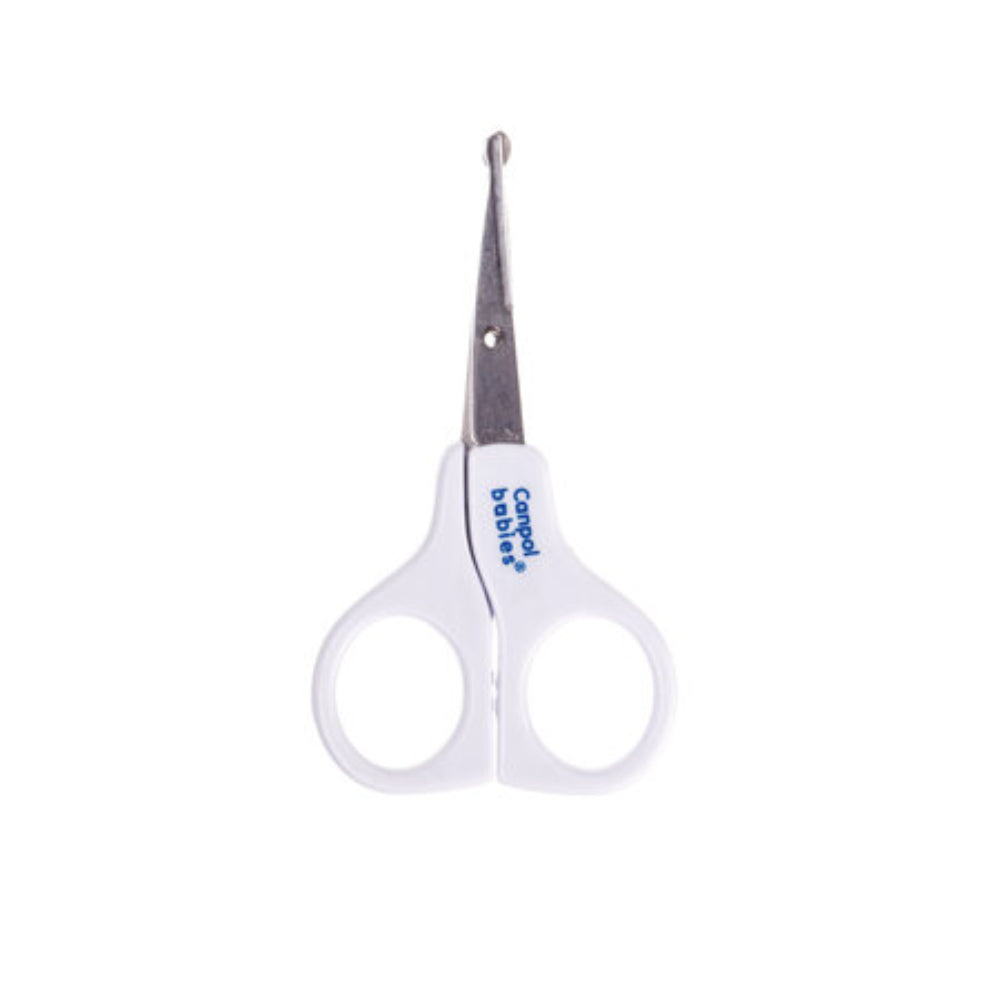 Canpol Babies Round Tip Baby Nail Scissors without Cover – White
