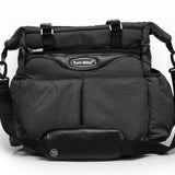 Petit Bebe Baby Diaper Bag Premium – Black & Black