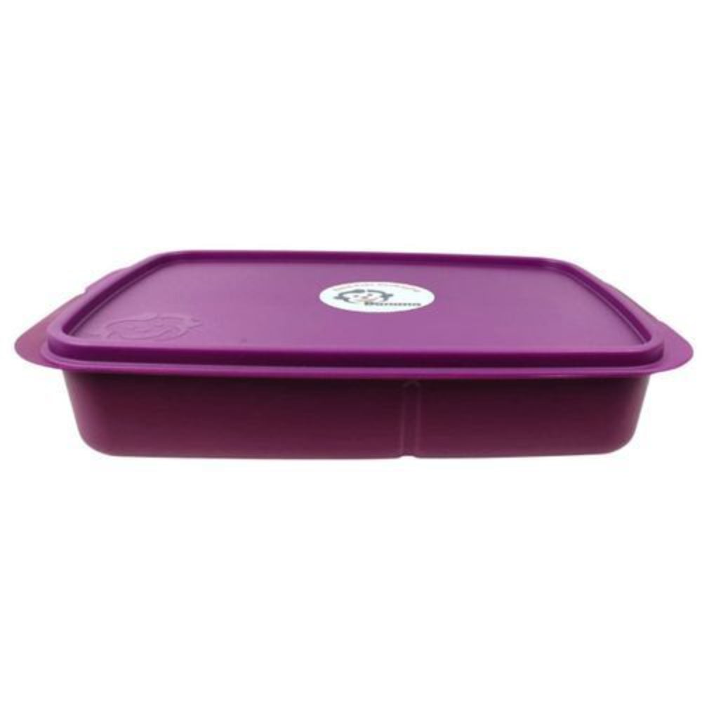 Banana Divided Lunch Box - 1 L (Purple)