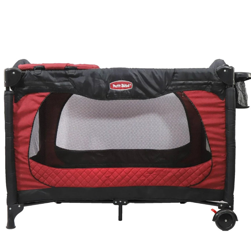 Petit Bebe Baby Play Pen Premium – Maroon