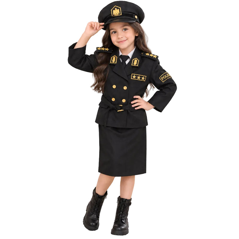 Police Girl Costume – Black