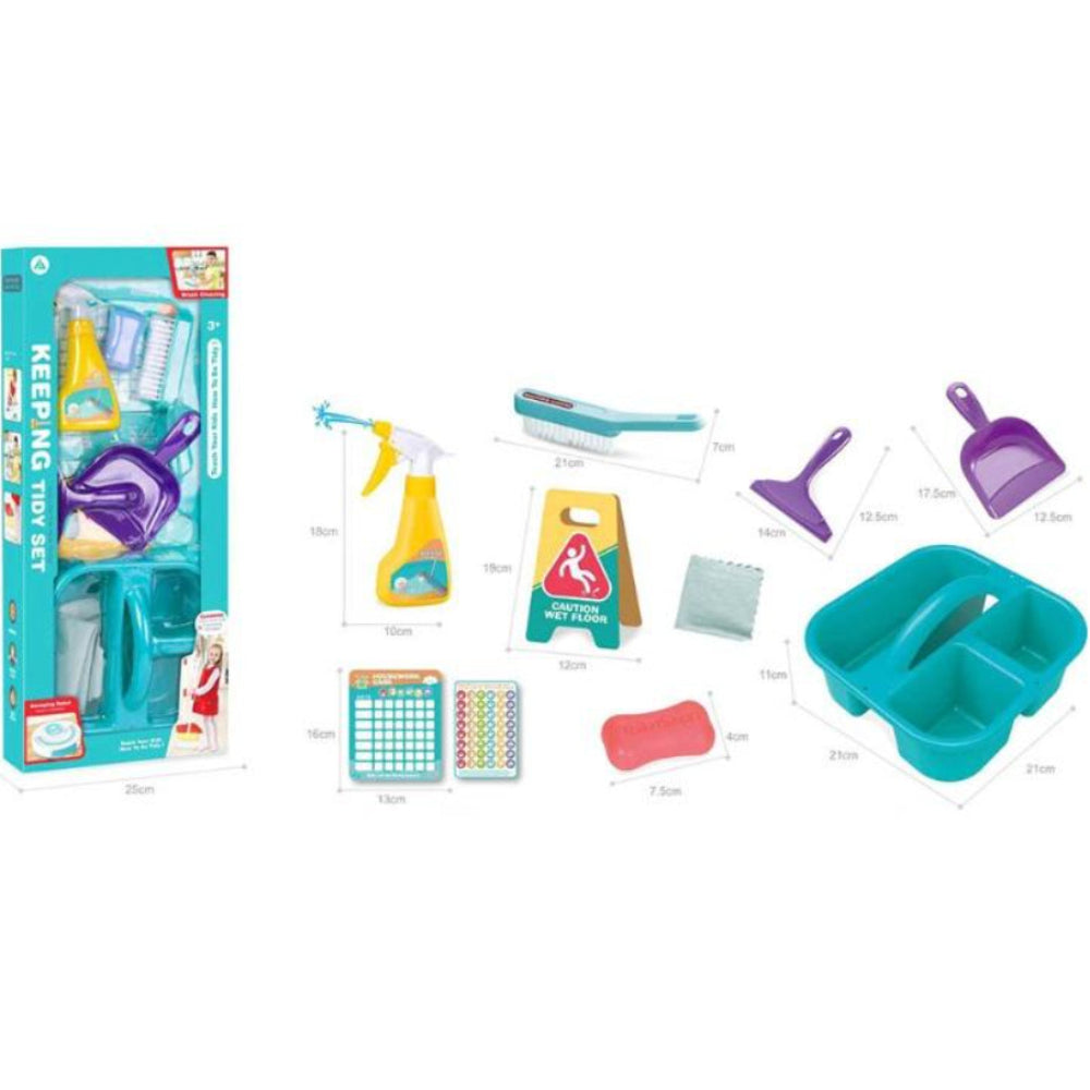 Clean Time Kids Cleaning Tools Playset