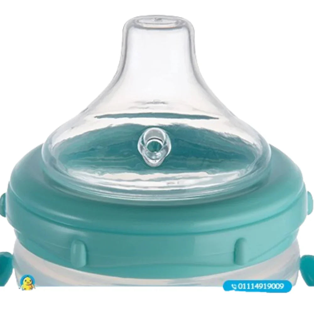 Canpol Baby Spill-Proof Silicone Cup 220ml – Aqua (9M+)