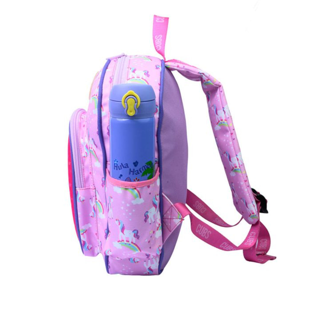 Cubs Pink Unicorn Letter T Nursery Backpack