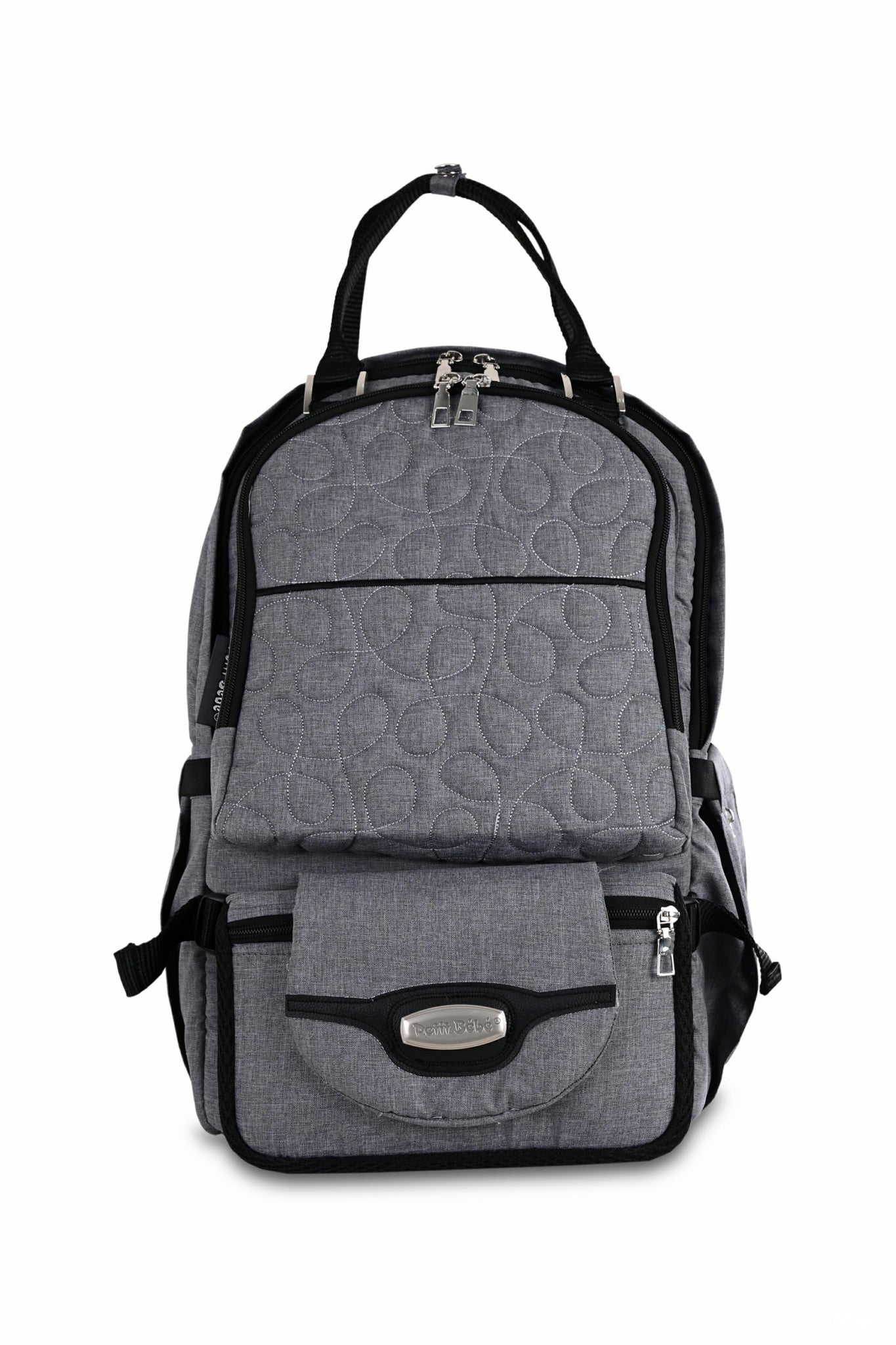 Petit Bebe Premium Go Diaper Bag – Grey
