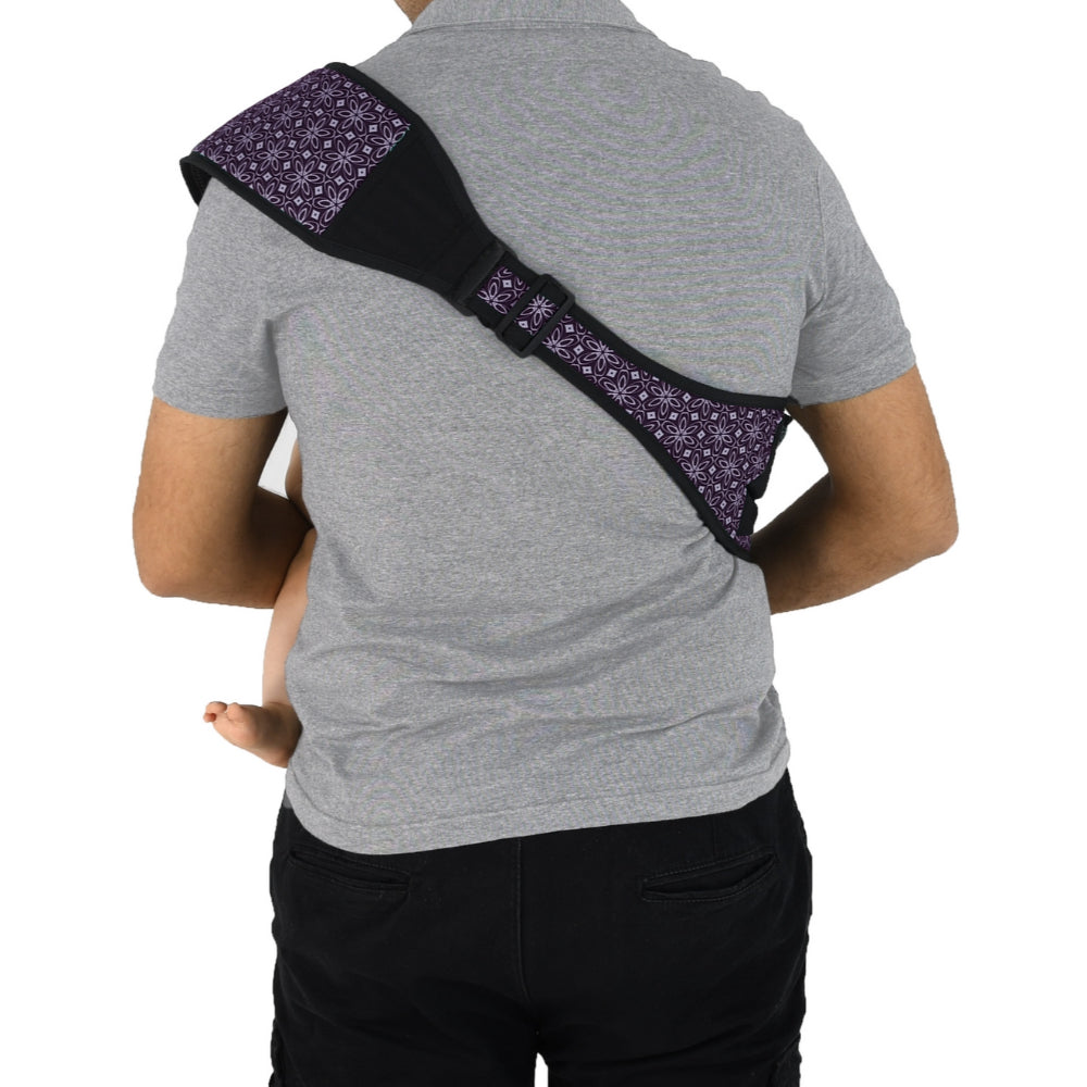 Petit Bebe Baby Vea Sling Carrier – Purple & Black