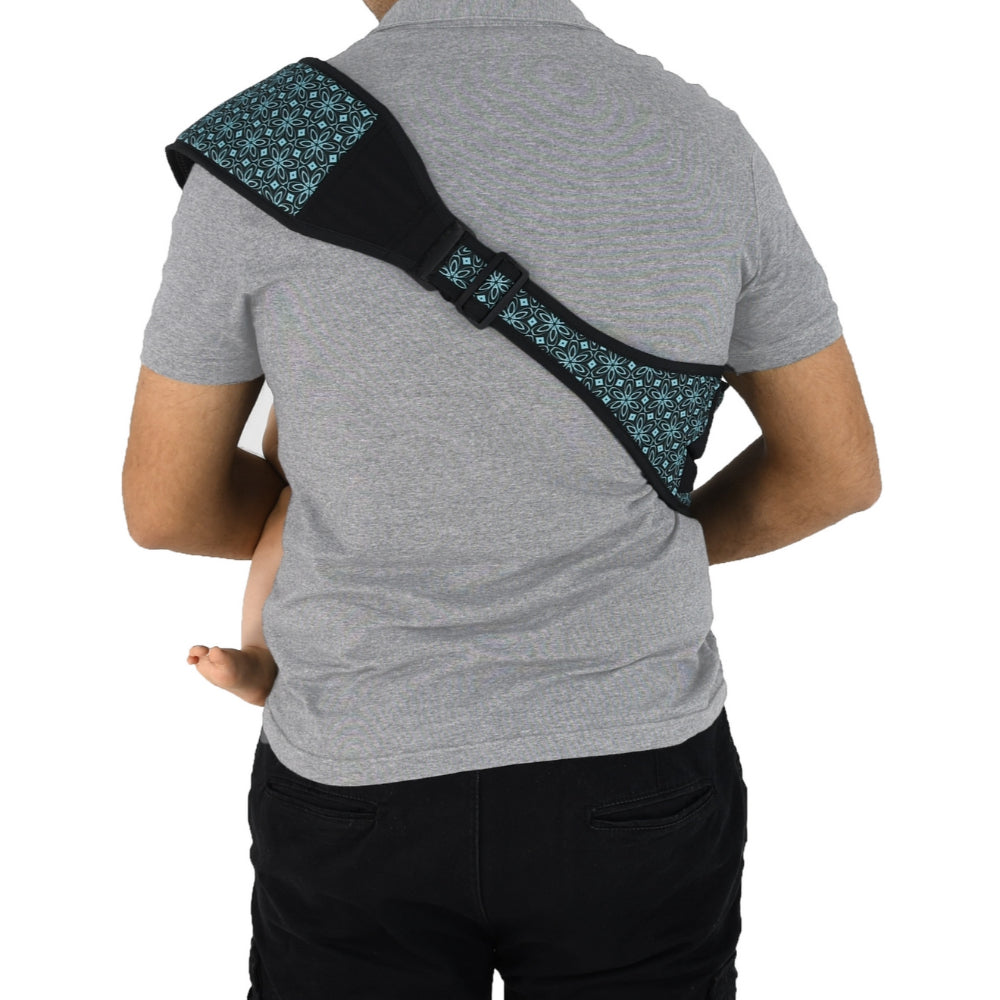 Petit Bebe Baby Vea Sling Carrier – Blue & Black