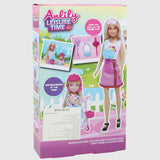 ANLILY CHILDREN'S DOLLS MOTHER AND DAUGHTER BLONDE HAIR SCOOTER