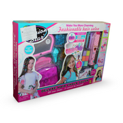 Deluxe Hair Chalk Salon Set with Mirror & Hair Coloring Tool