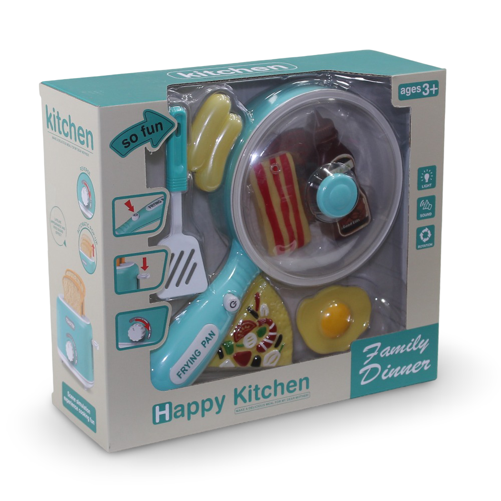 Happy Kitchen Family Dinner Toy Set - Toys