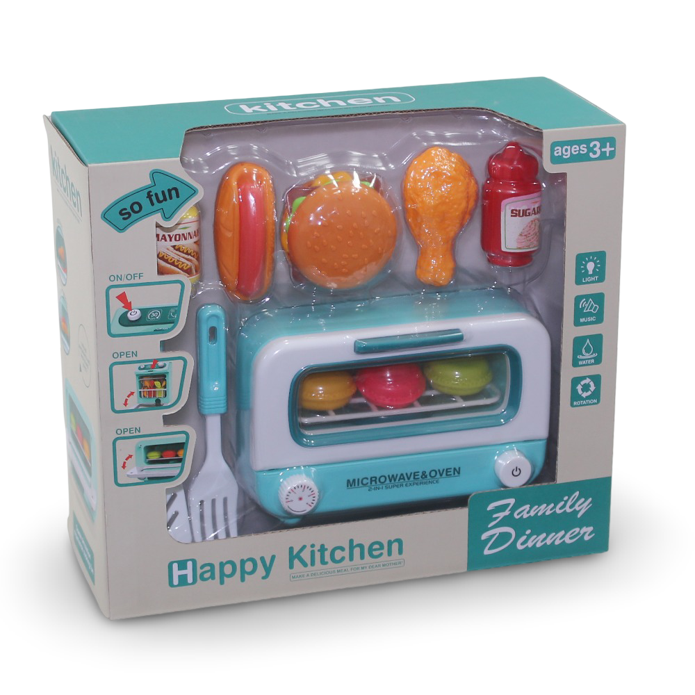 Happy Kitchen Microwave Toy Set - Toys