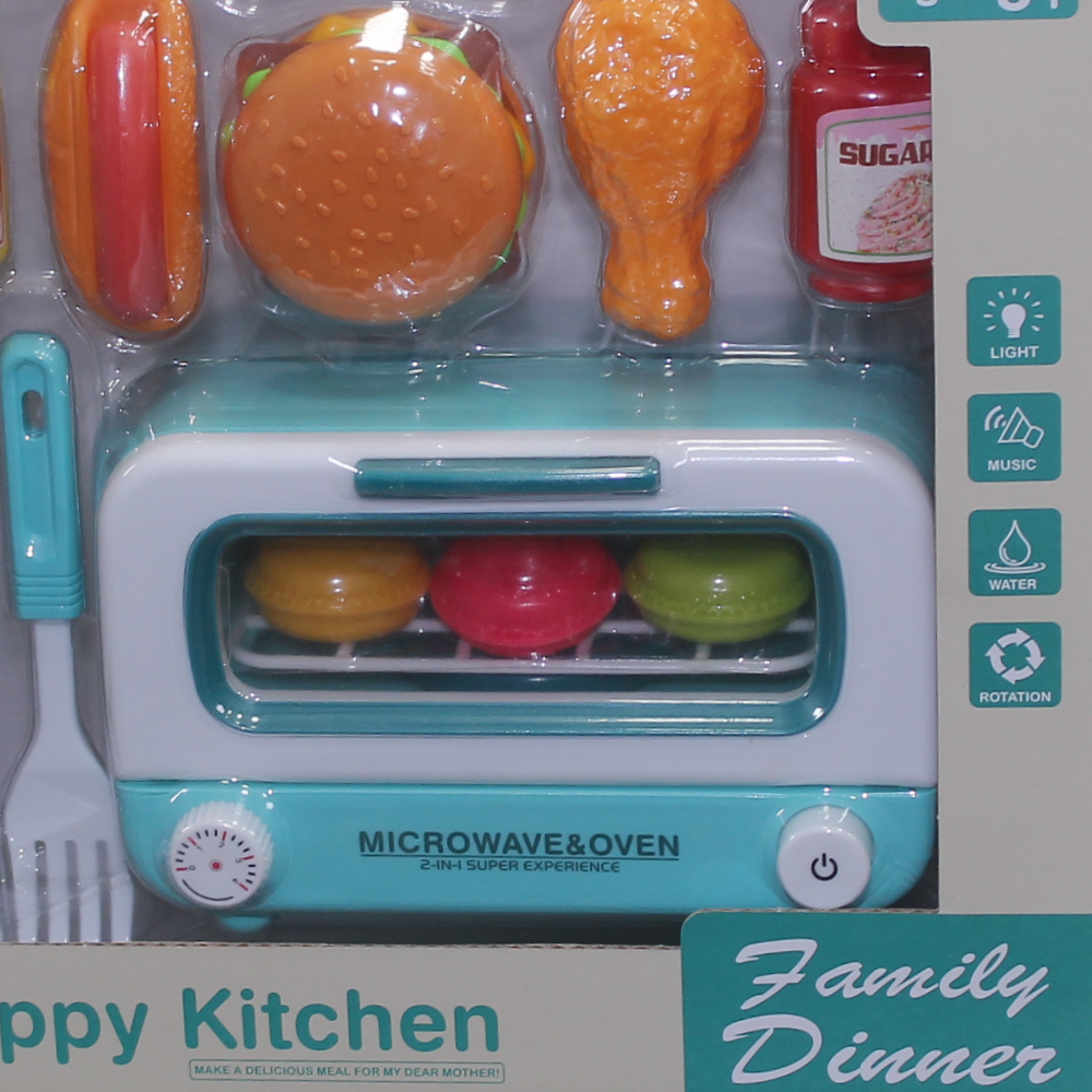 Happy Kitchen Microwave Toy Set