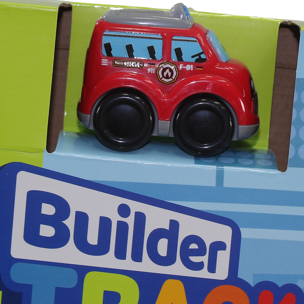 Builder Track 3-Level Car Slide Playset with 1 Car