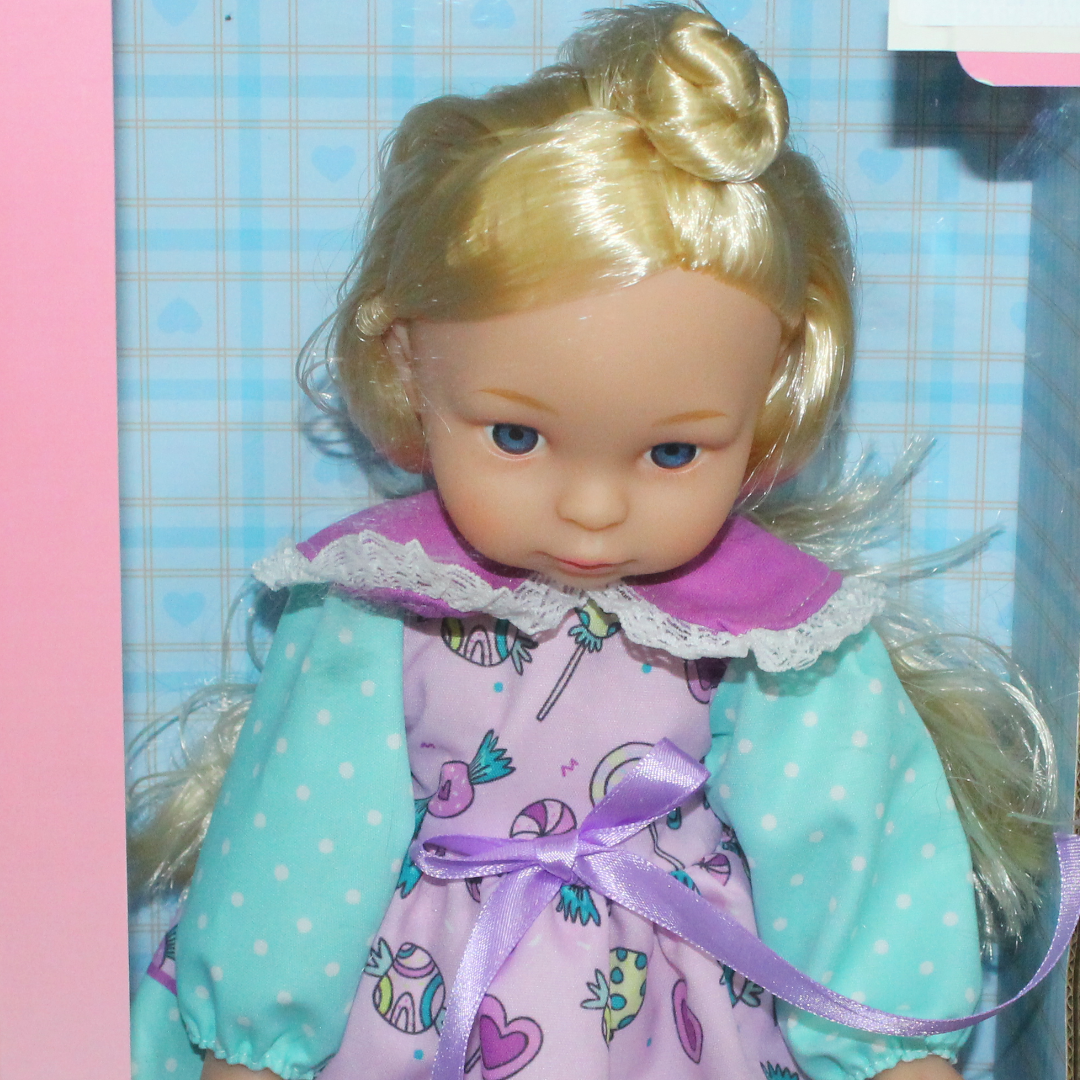 Fashion Doll with Long Blonde Hair & Dress