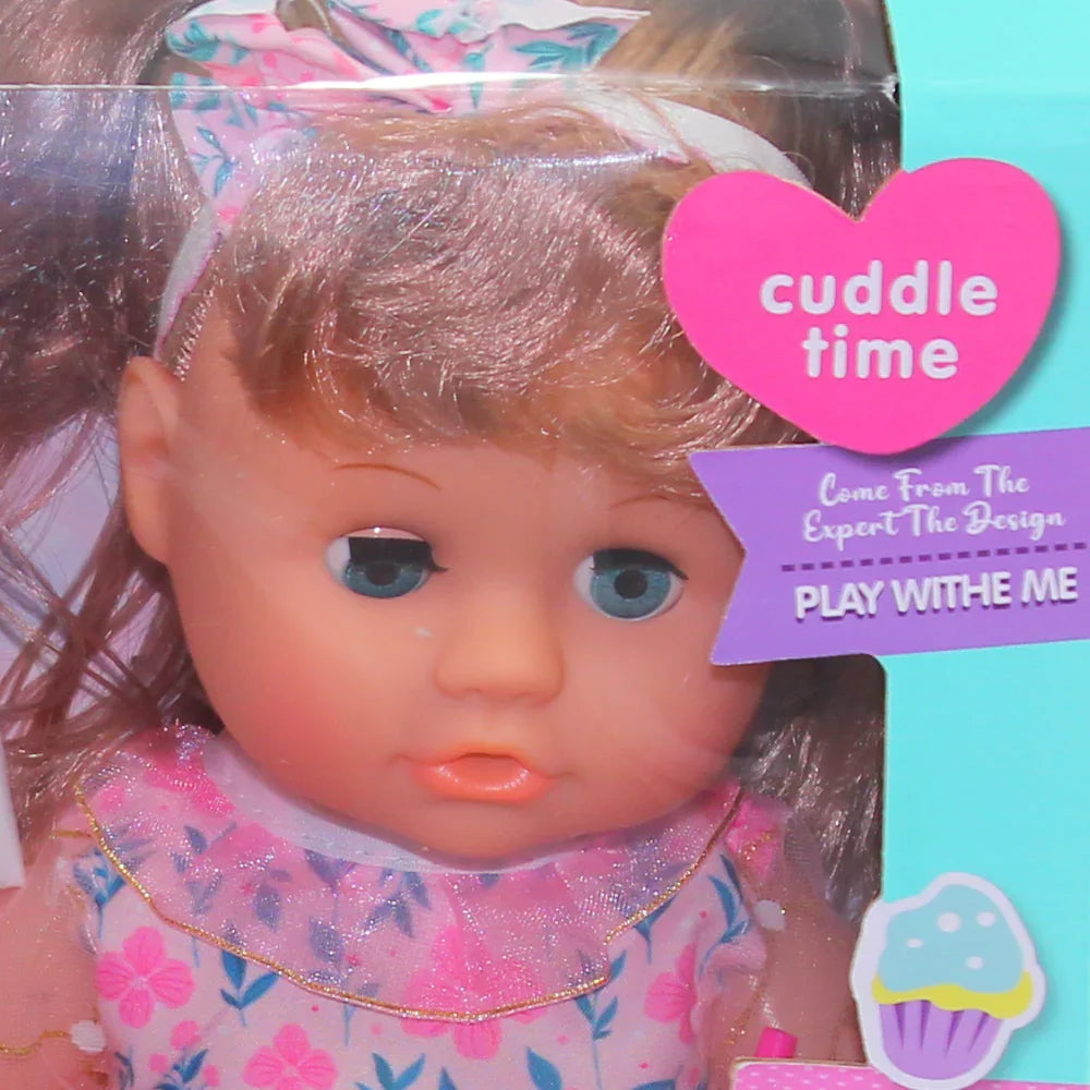 Cuddle Time Baby Doll Drink Wet Baby