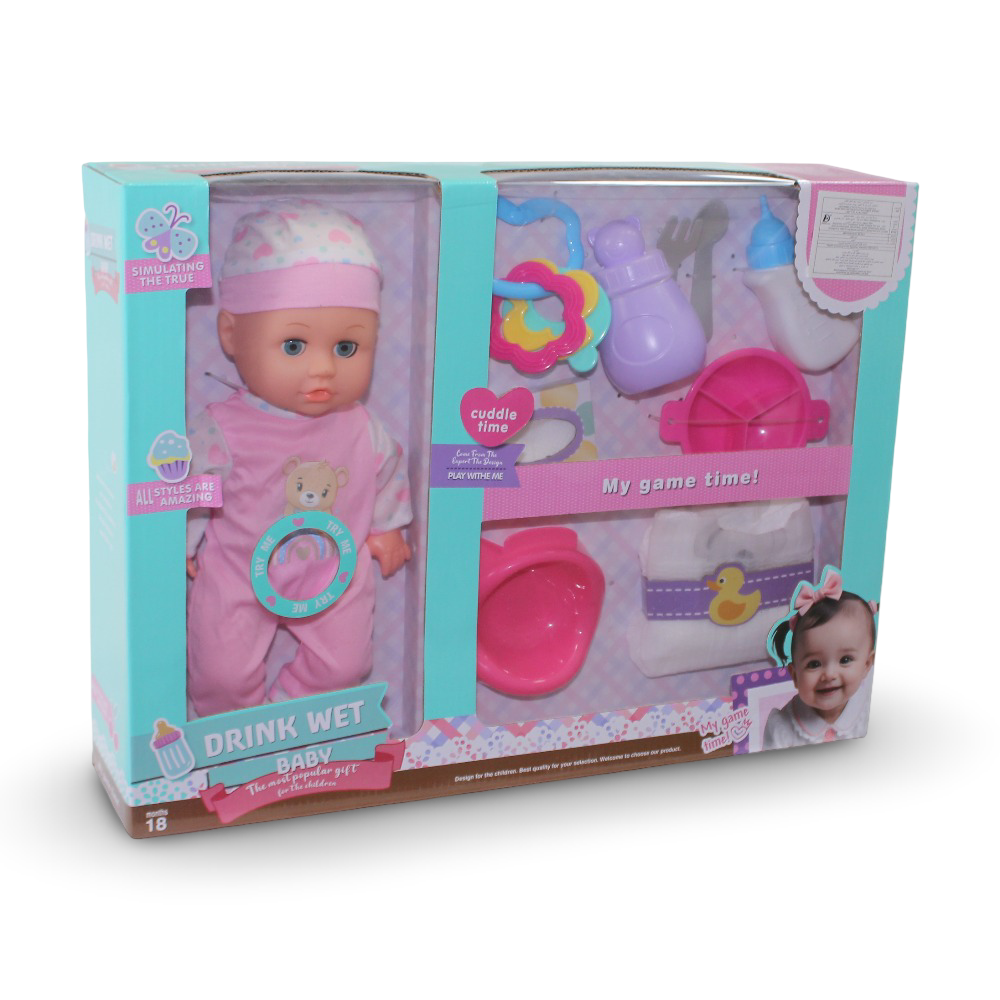 Drink Wet Baby Doll with 12 Sounds