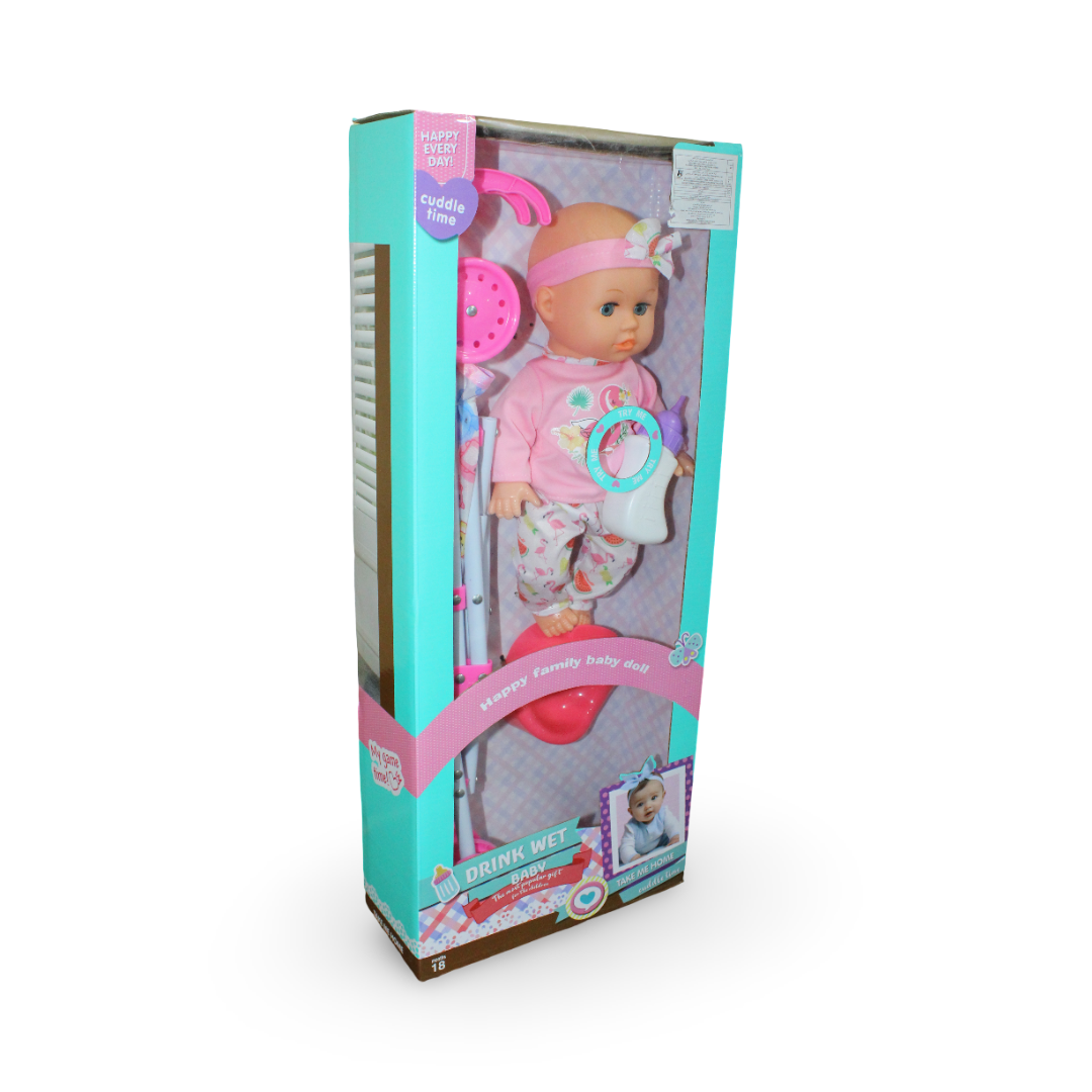 Baby Doll with 12 Melodies, Booster Seat & Accessories