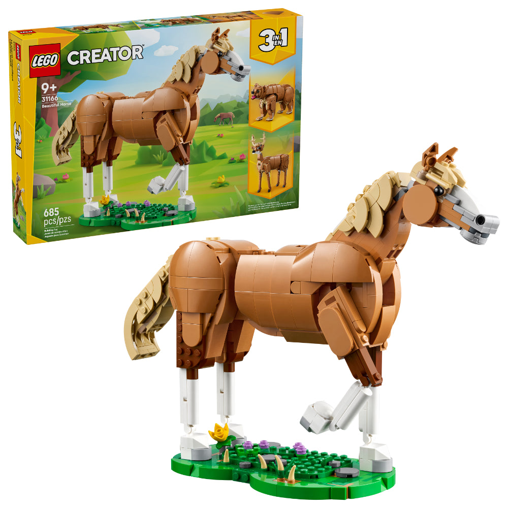 Lego Creator 3-in-1 Beautiful Horse Building Blocks Set – 685 Pcs